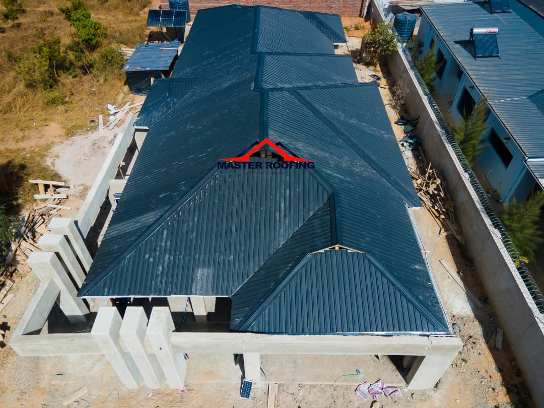 After roofing work